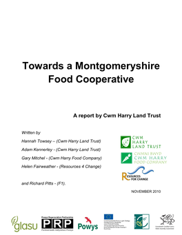 Towards a Montgomeryshire Food Cooperative