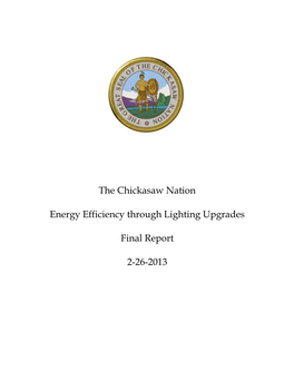 The Chickasaw Nation: Energy Efficiency Through Lighting