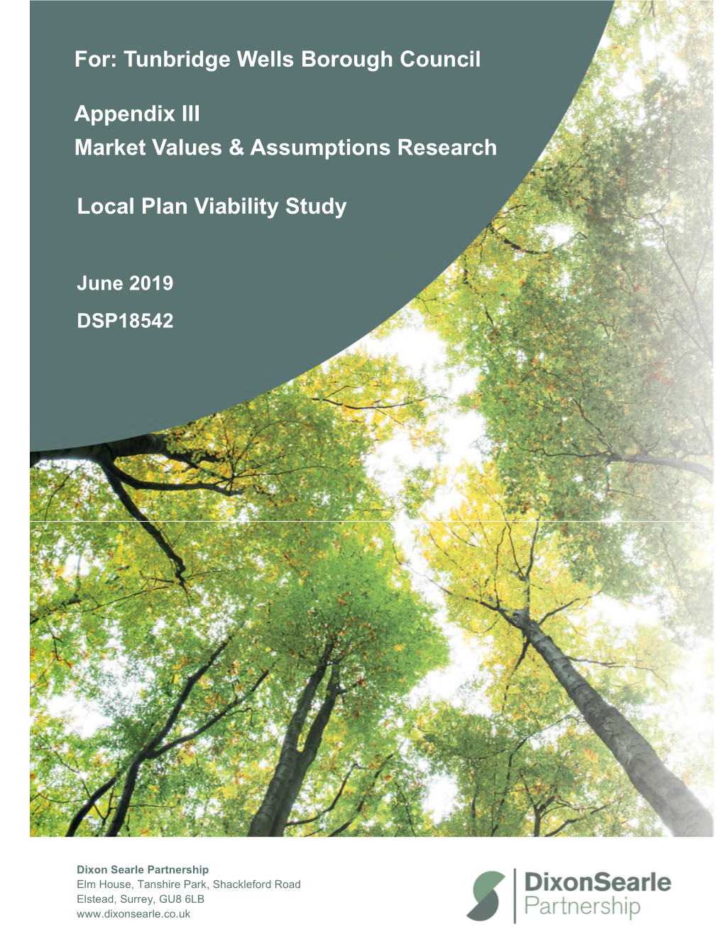 Market Values and Assumptions Research