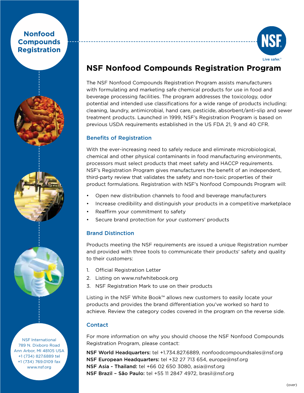 NSF Nonfood Compounds Registration Program