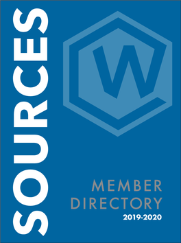 Member Directory 2019-2020 Sources Board of Directors