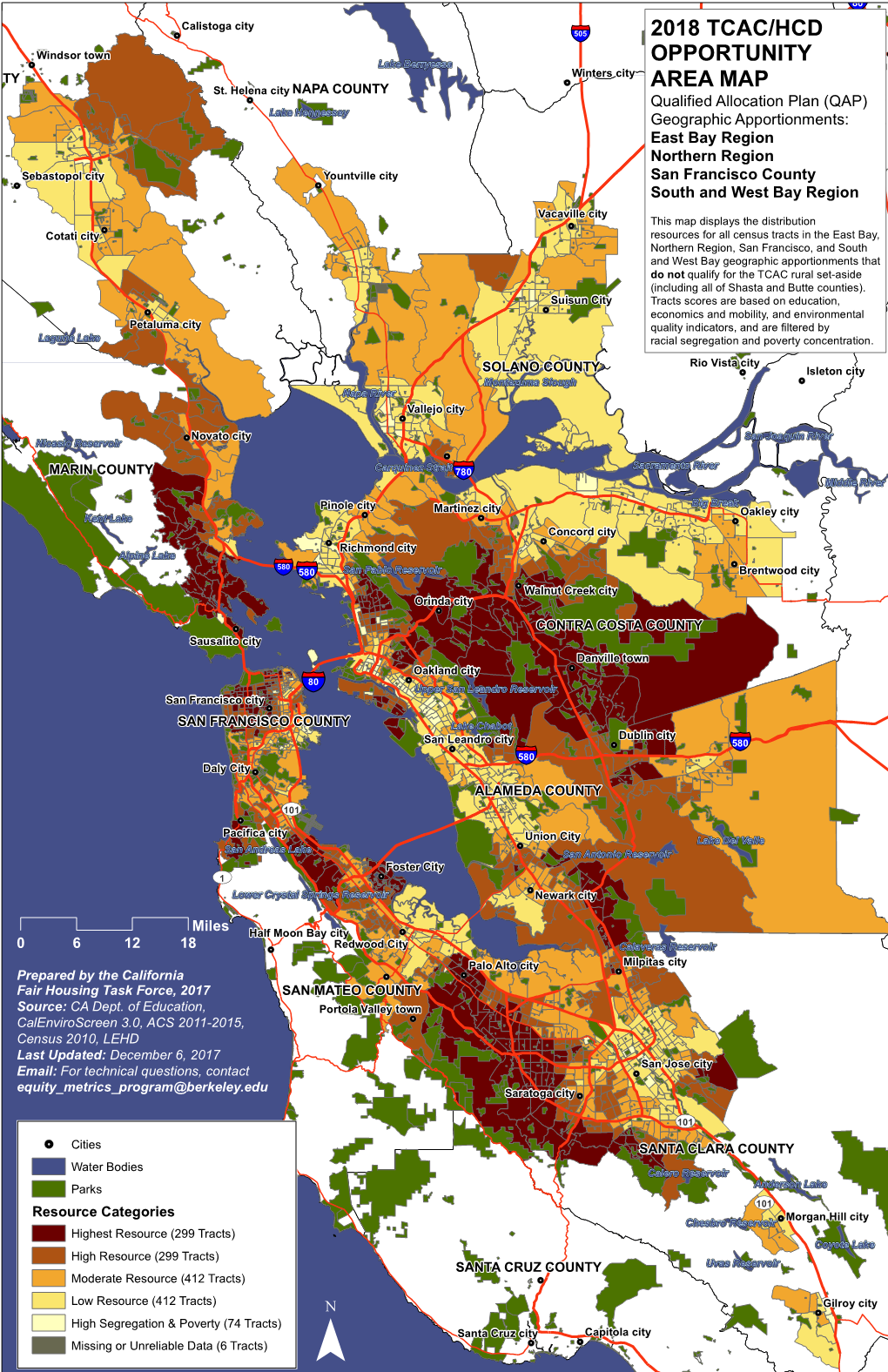 California Fair Housing Taskforce: Opportunity Map Bay Area