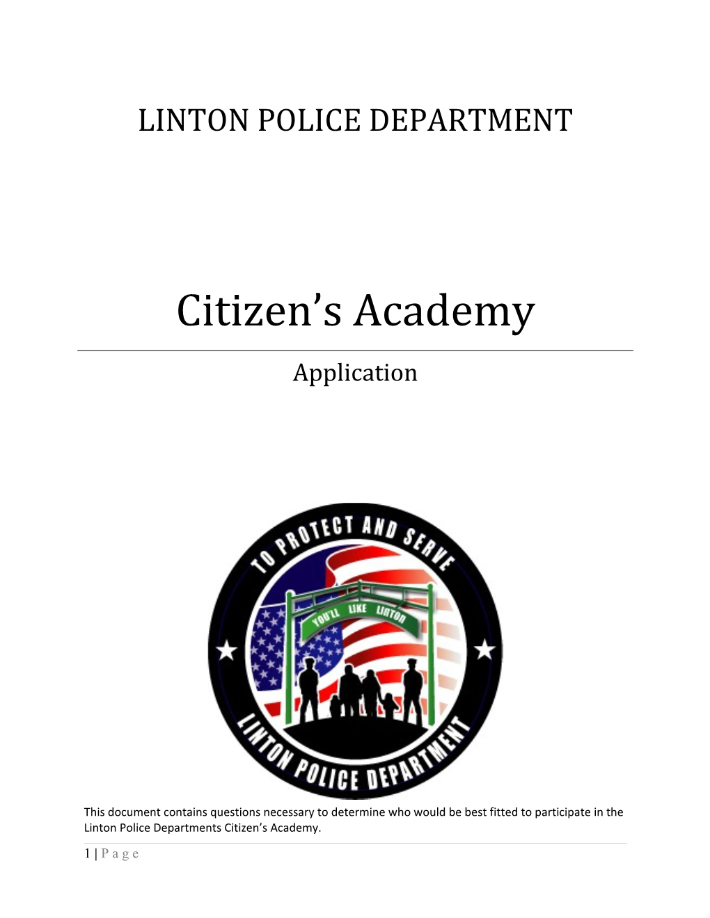 Linton Police Department