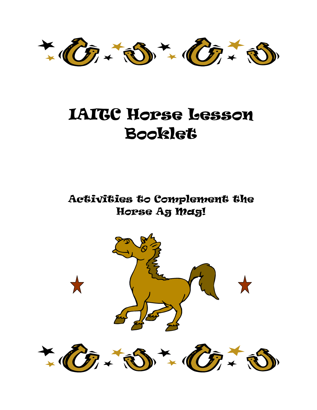 IAITC Horse Lesson Booklet