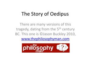 The Story of Oedipus