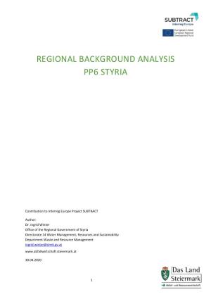 Regional Background Analysis Pp6 Styria