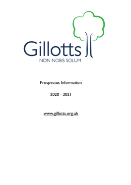 Prospectus Information 2020