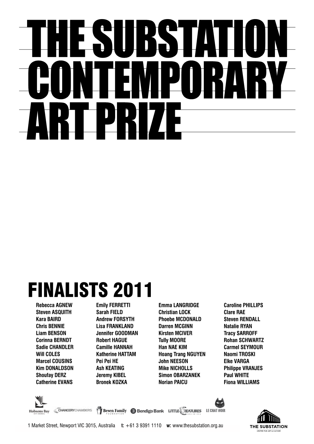 Substation Contemporary Art Prize 2011 Exhibition Catalogue