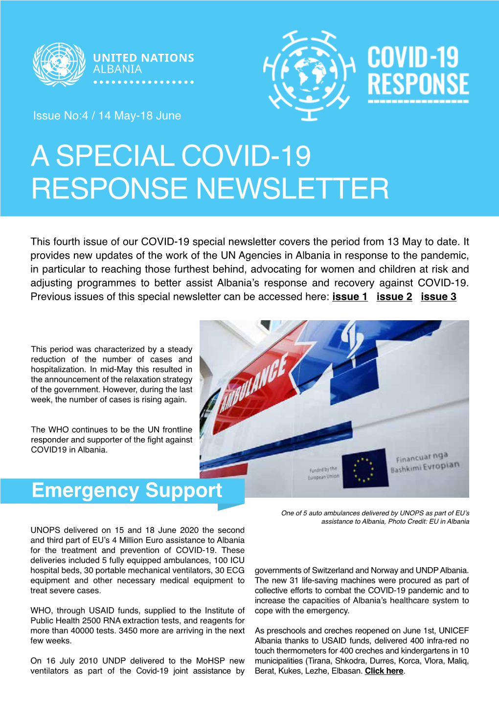 A Special Covid-19 Response Newsletter