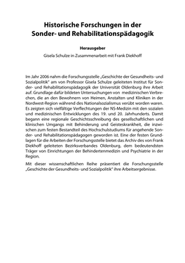 Und Rehabilitationspädagogik