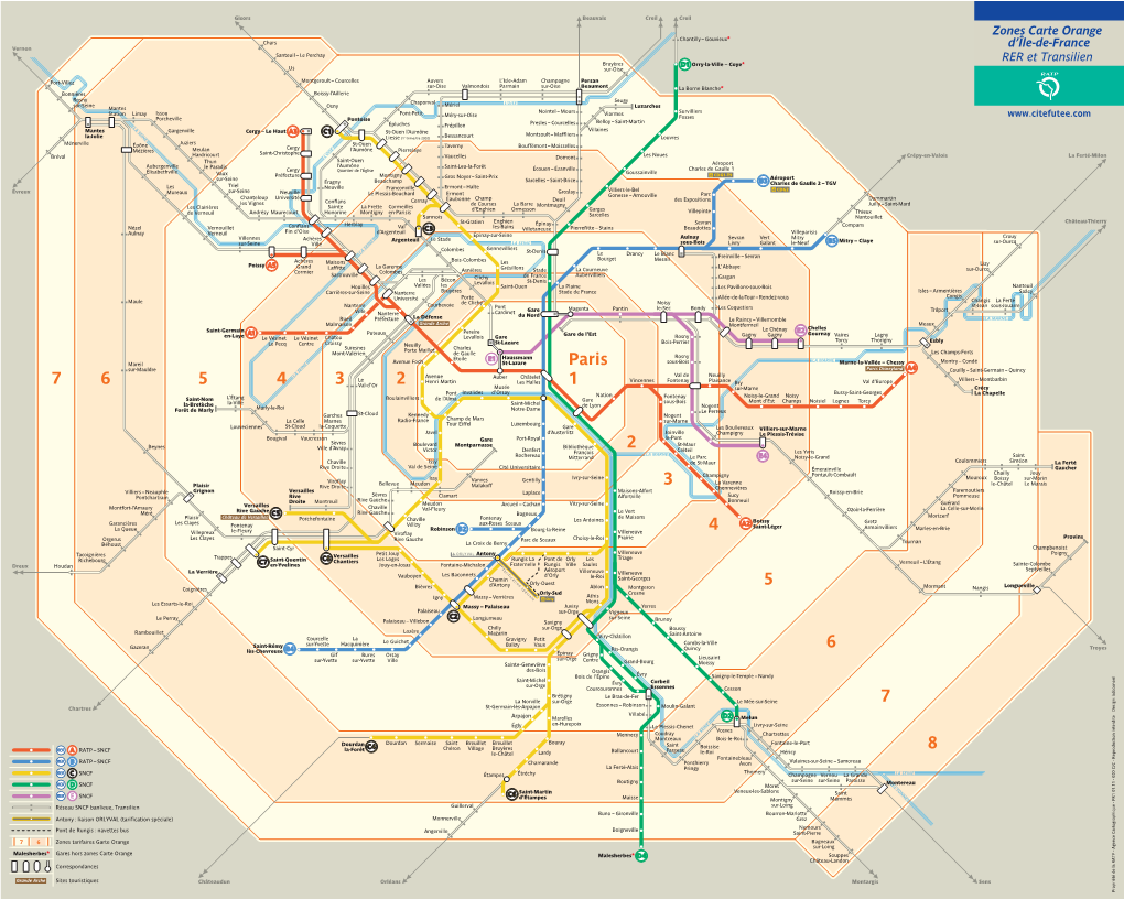 RER SNCF Zones.Eps