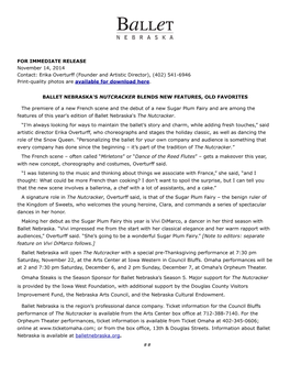 Nutcracker Media Release R1