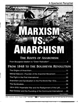 Marxism Vs. Anarchism, Fighters for the Communism of Lenin and Trotsky
