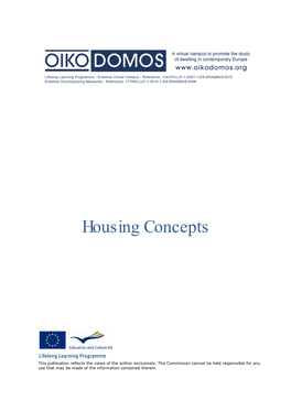 Housing Concepts