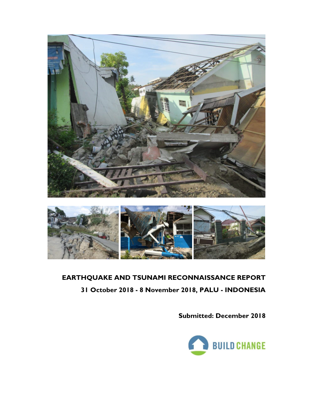 (Palu) Earthquake and Tsunami Reconnaissance Report