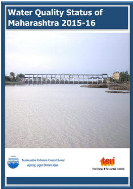 Water Quality Status of Maharashtra 2015-16