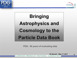 Particle Data Book