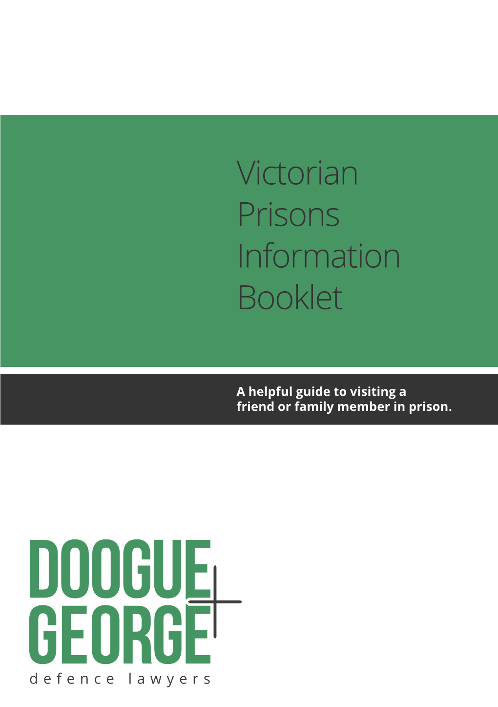 Victorian Prisons Information Booklet