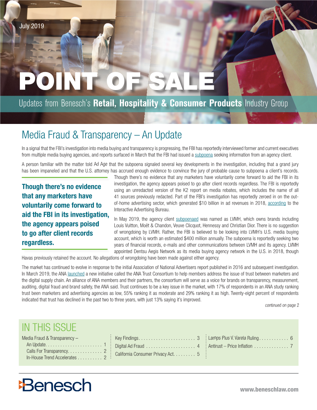 Point of Sale Newsletter