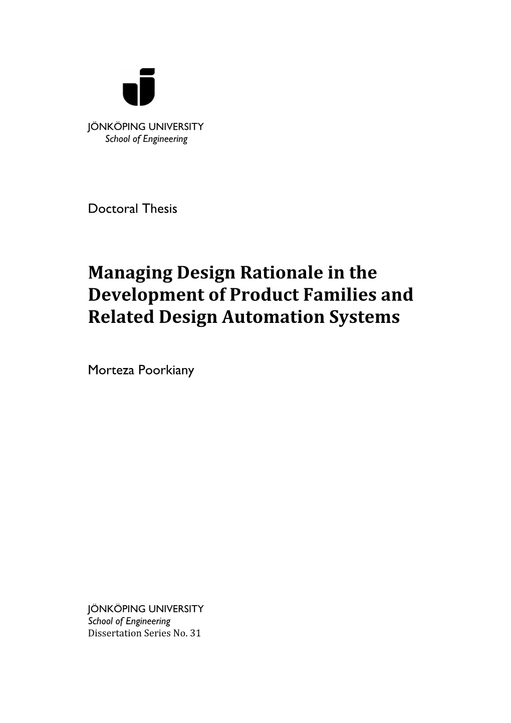 Thesis for the Degree of Licenciate of Engineering