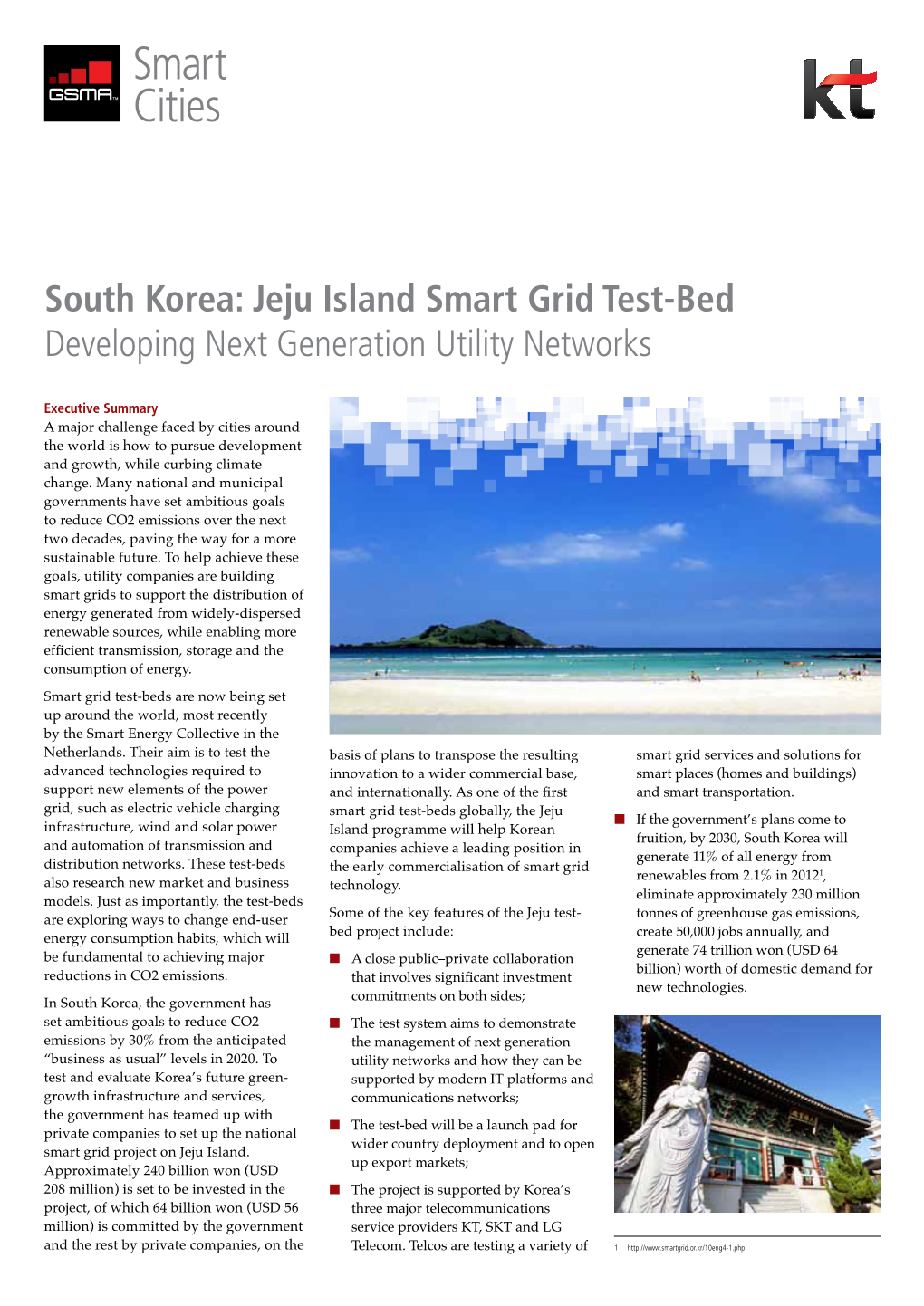 South Korea: Jeju Island Smart Grid Test-Bed Developing Next Generation Utility Networks