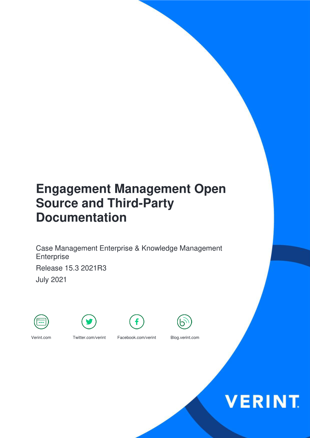 EM Open Source and Third Party Documentation 15.3 2021R3