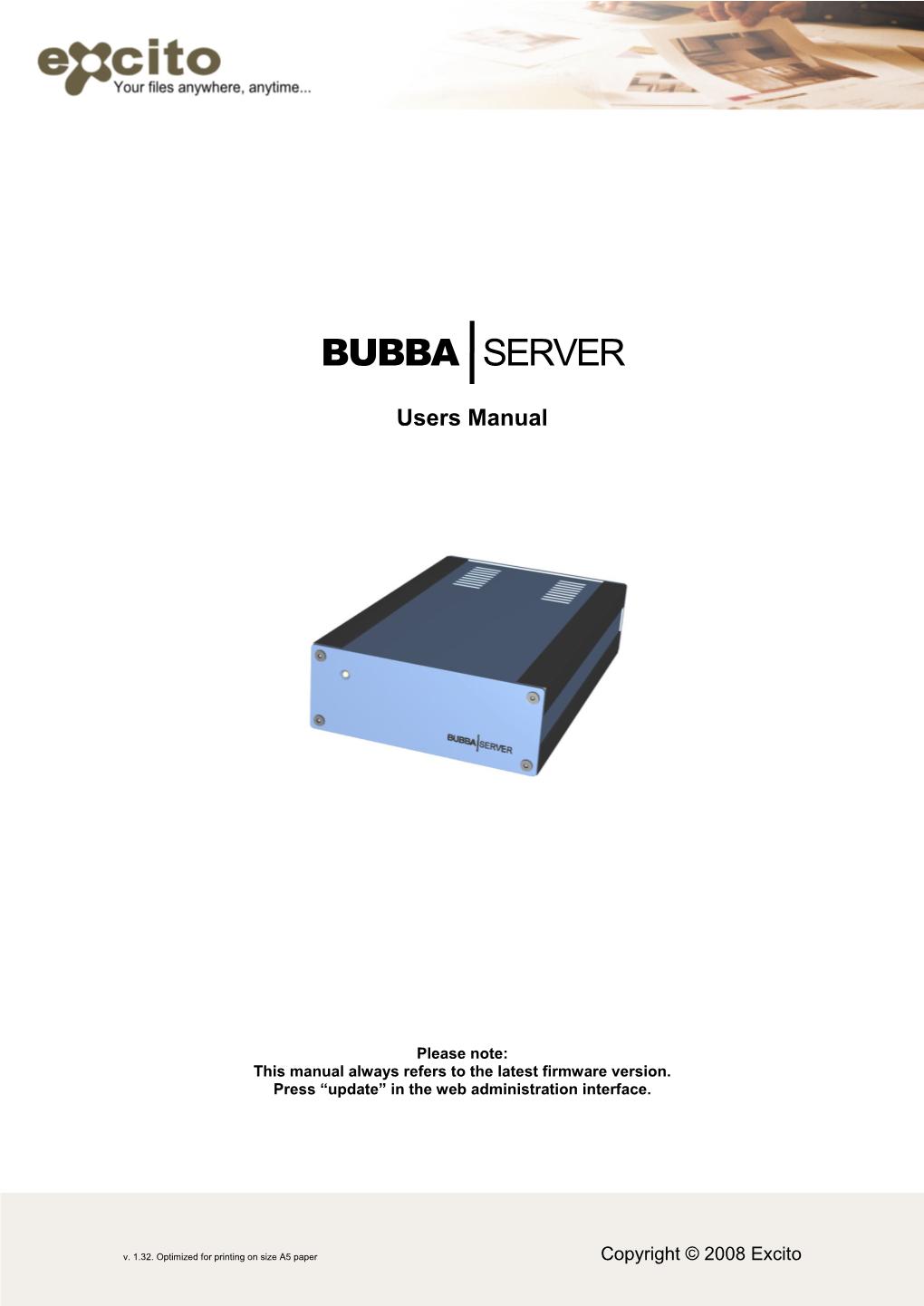 BUBBA Users Manual