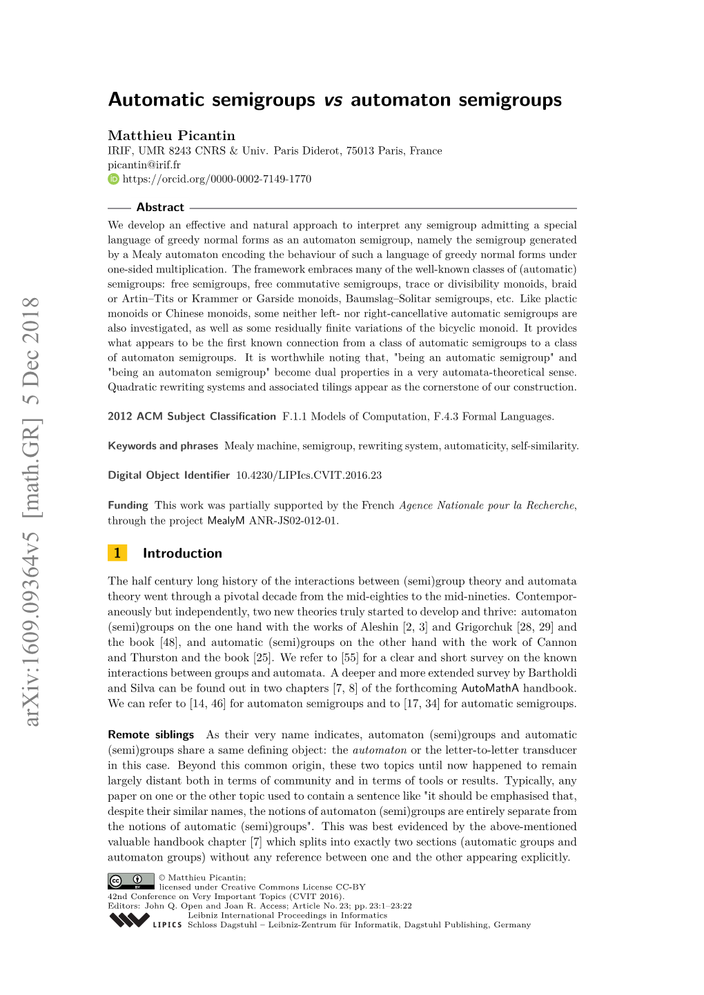 Automatic Semigroups Vs Automaton Semigroups