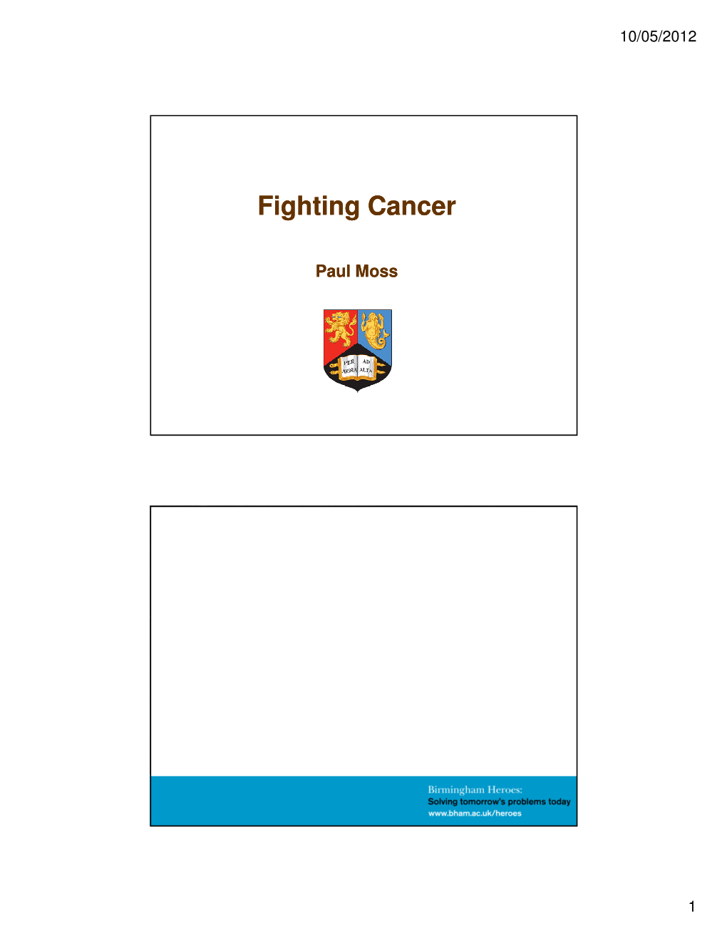 Fighting Cancer