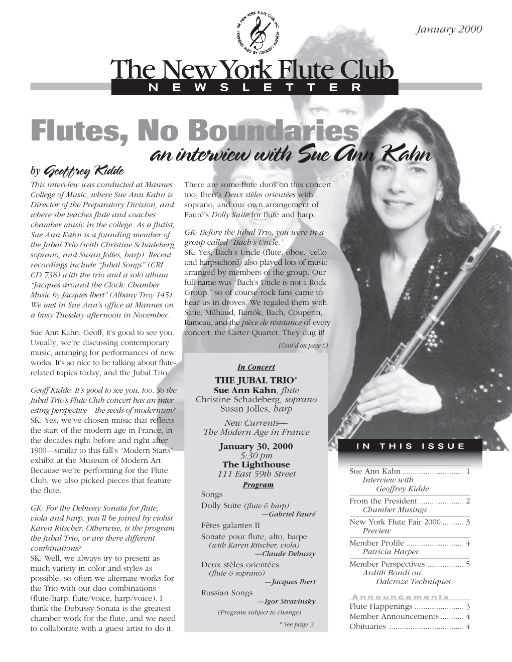 Flutes, No Boundaries