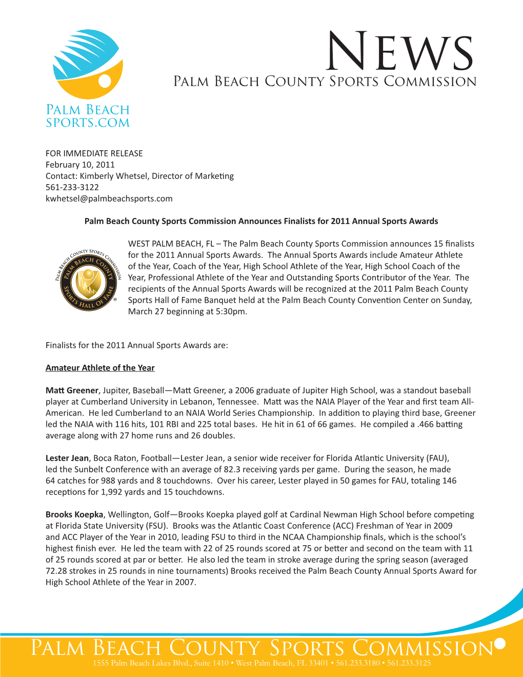 Palm Beach County Sports Commission