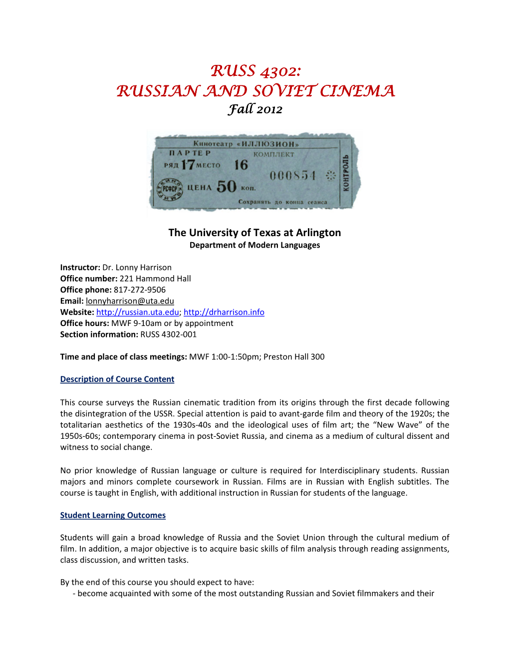 Russian and Soviet Cinema Russian and Soviet