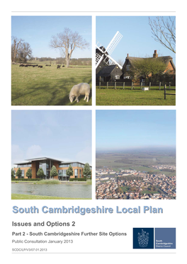South Cambridgeshire Local Plan Issues and Options 2 Part 2 – South Cambridgeshire Further Site Options Contents