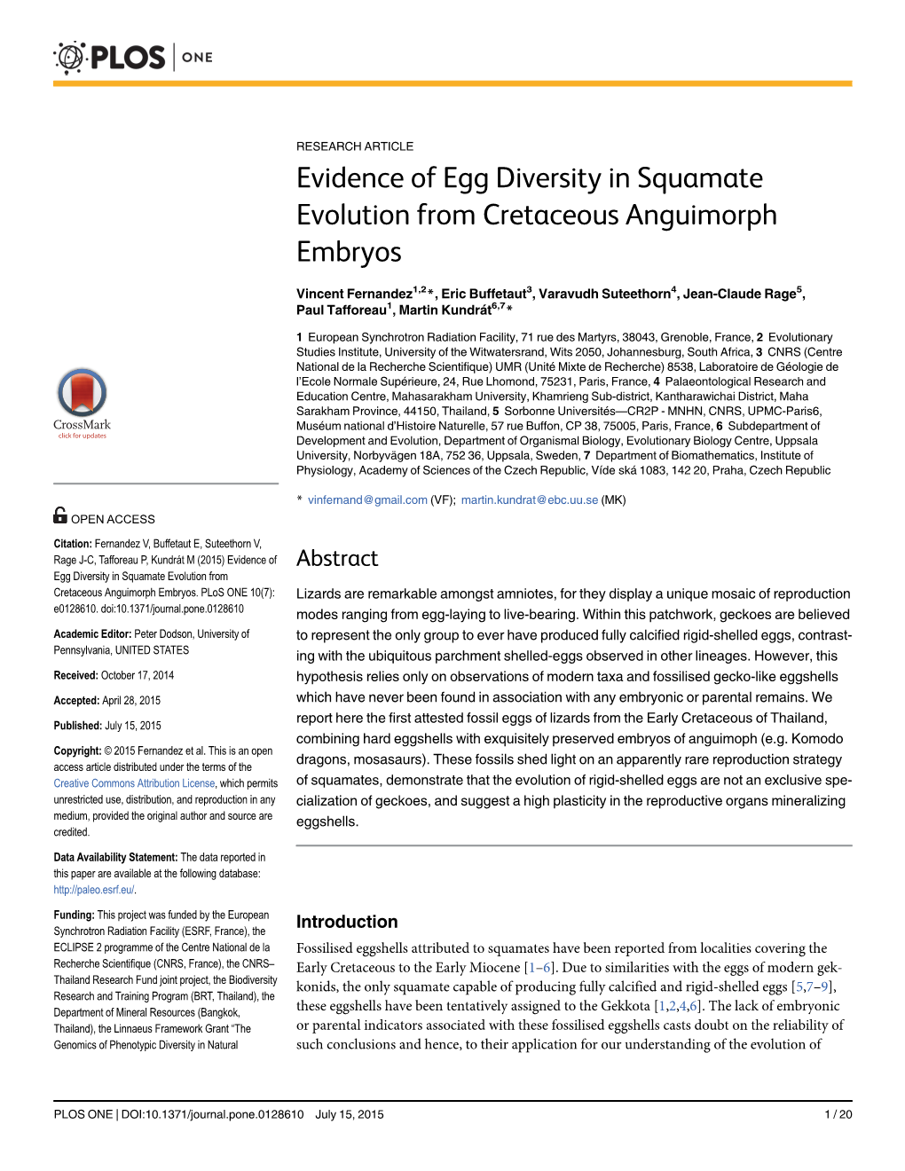 Evidence of Egg Diversity in Squamate Evolution from Cretaceous Anguimorph Embryos