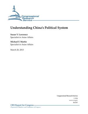 Understanding China's Political System