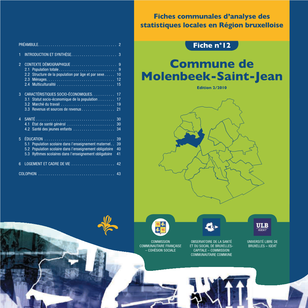 Fiche N°12 : Commune De Molenbeek-Saint-Jean