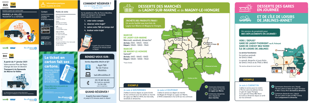 DESSERTE DES MARCHÉS De LAGNY-SUR-MARNE Et De