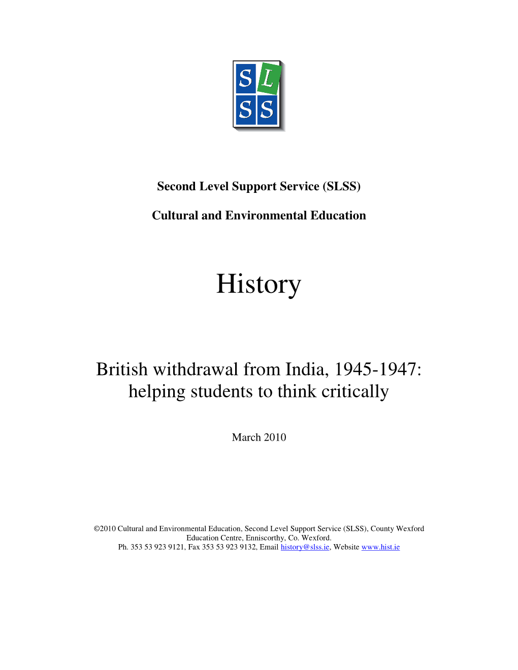 British Withdrawal from India, 1945-1947.Pdf