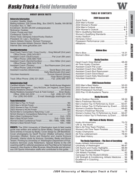 H Usky Track & Field Information