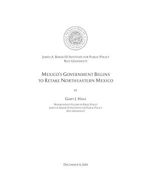 Mexico's Government Begins To