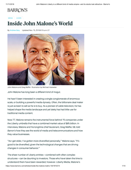 Inside John Malone's World