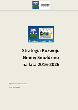Strategia Rozwoju Gminy Smołdzino Na Lata 2016-2026