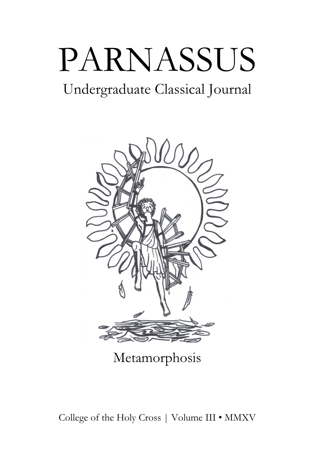 PARNASSUS Undergraduate Classical Journal