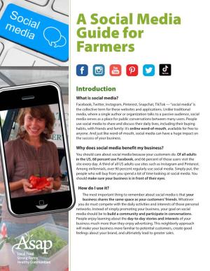 A Social Media Guide for Farmers