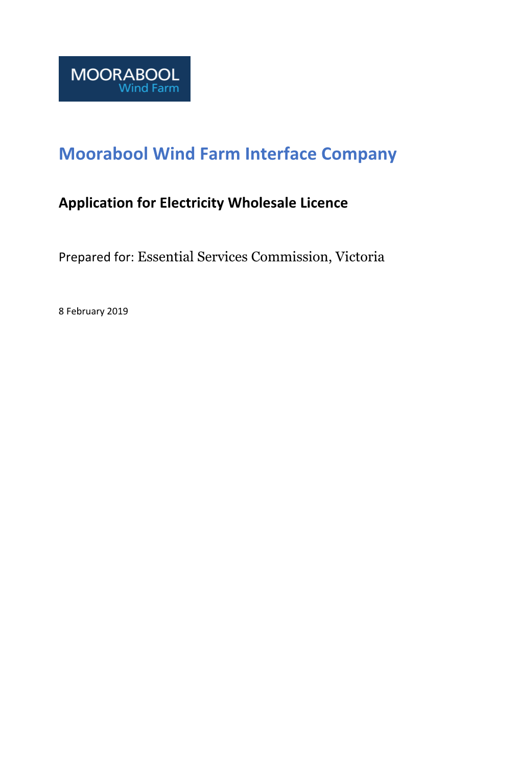 Moorabool Wind Farm Interface Company