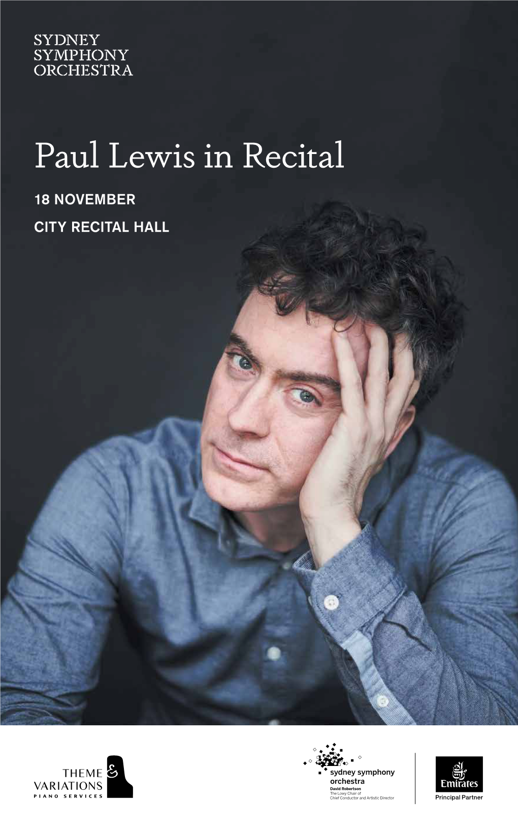 Paul Lewis in Recital