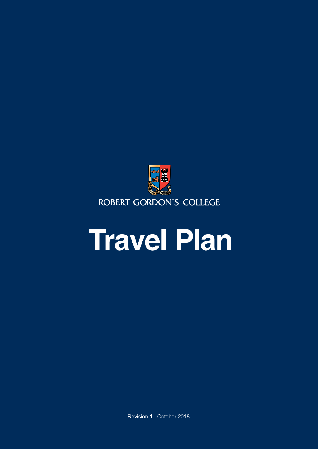 Robert Gordon's College Travel Plan