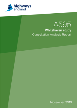 A595 Whitehaven Study Consultation Analysis Report