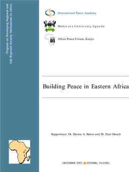 Building Peace in Eastern Africa