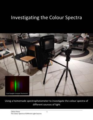 Investigating the Colour Spectra